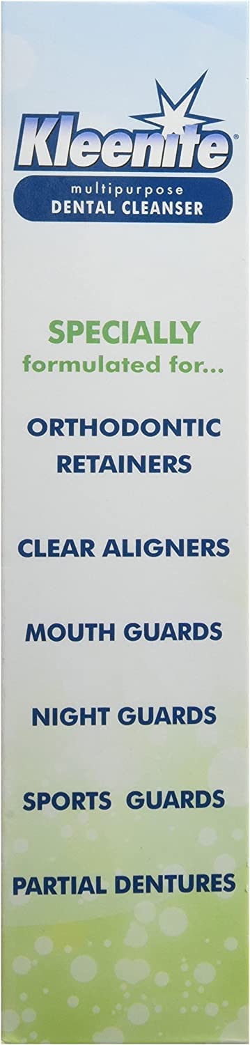 Kleenite Multipurpose Dental Cleanser - Fresh Mint, 9 oz (Pack of 2) | 90 Cleanings