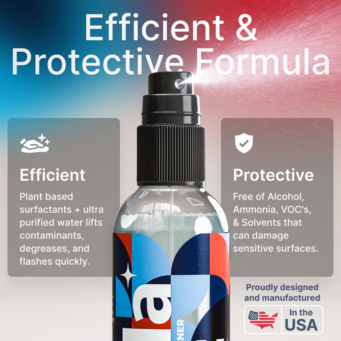 Koala Eyeglass Lens Cleaner Spray Kit - 2 Piece Set | Made in USA