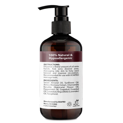 KOAPro Massage Oil 2-Pack – Lavender Arnica Oil for Pain Relief, 8 fl oz Each