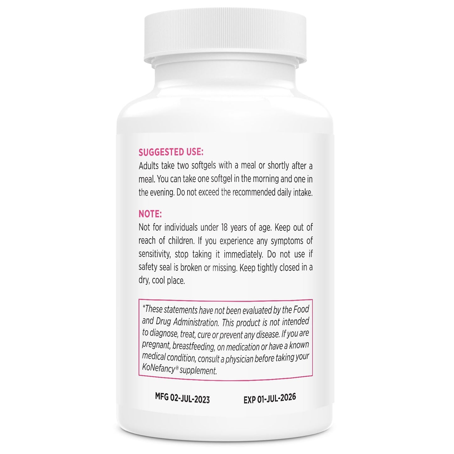 KoNefancy Liposomal Berberine 1500mg – High Bioavailability, 120 Softgels