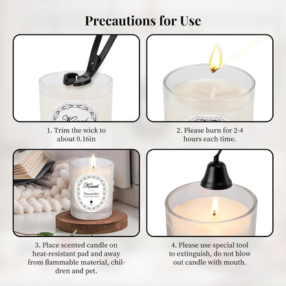 KONNI Scented Candles – 7.4oz Jar Soy Wax Candle, Aromatherapy, 40H Burn Time, Dappled Shade Gift