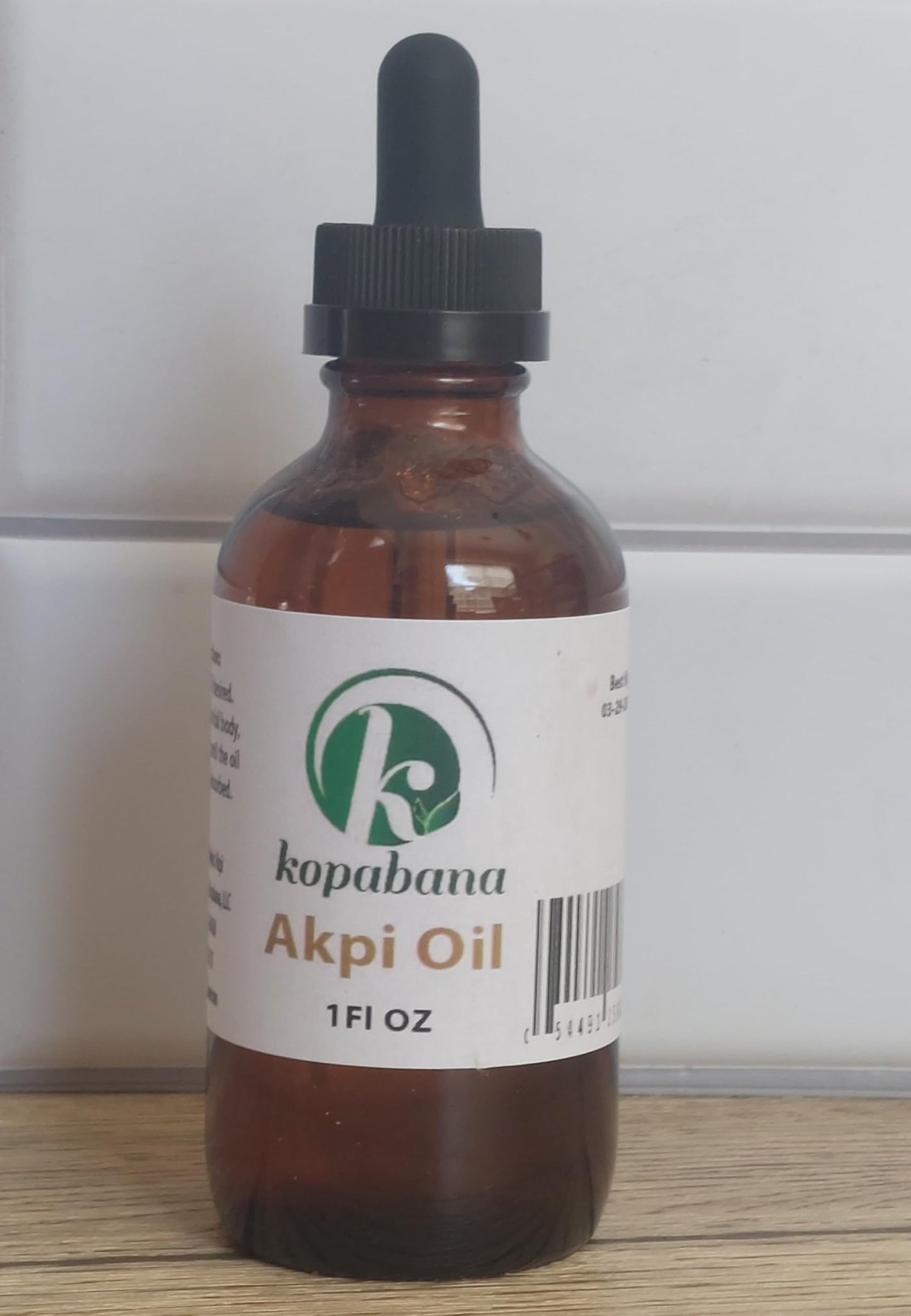 KOPABANA Akpi Oil | Ndjansan Ricinodendron heudelotii | Cold Pressed Organic Oil 1oz