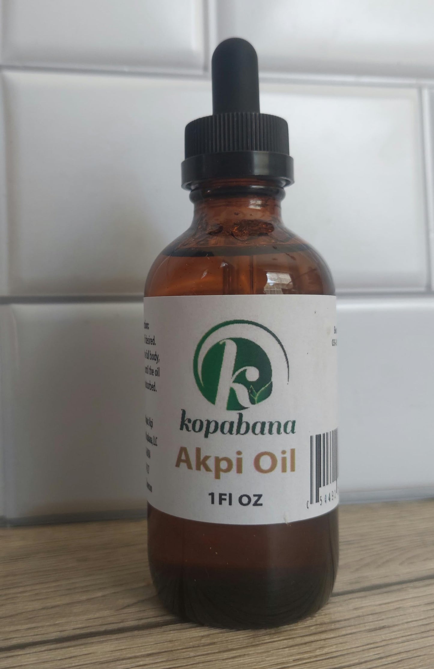 KOPABANA Akpi Oil | Ndjansan Ricinodendron heudelotii | Cold Pressed Organic Oil 1oz