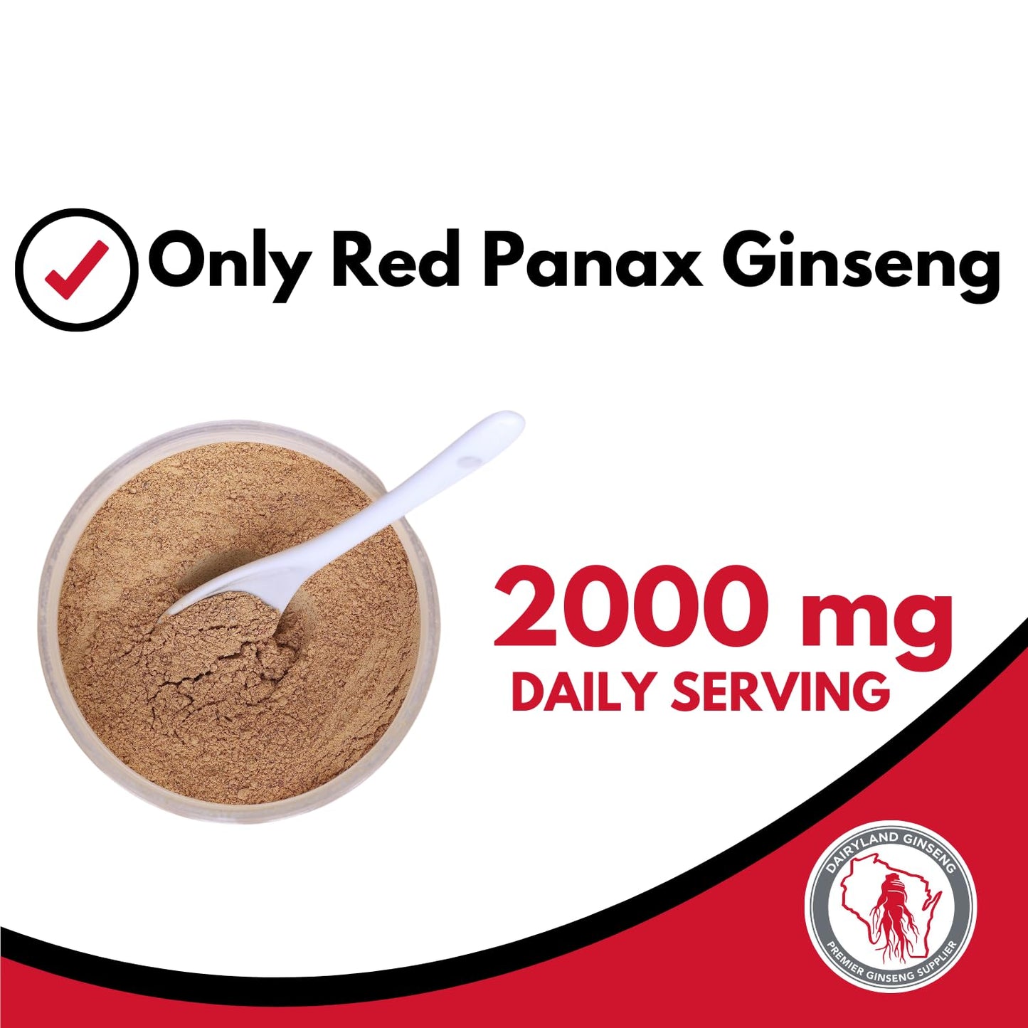 Red Panax Ginseng Powder (8 oz) – 10% Ginsenosides, Energy & Mood | Dairyland