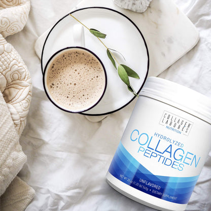 Pure Hydrolyzed Collagen Peptides (20 oz) – Unflavored, Pasture-Raised & Grass-Fed