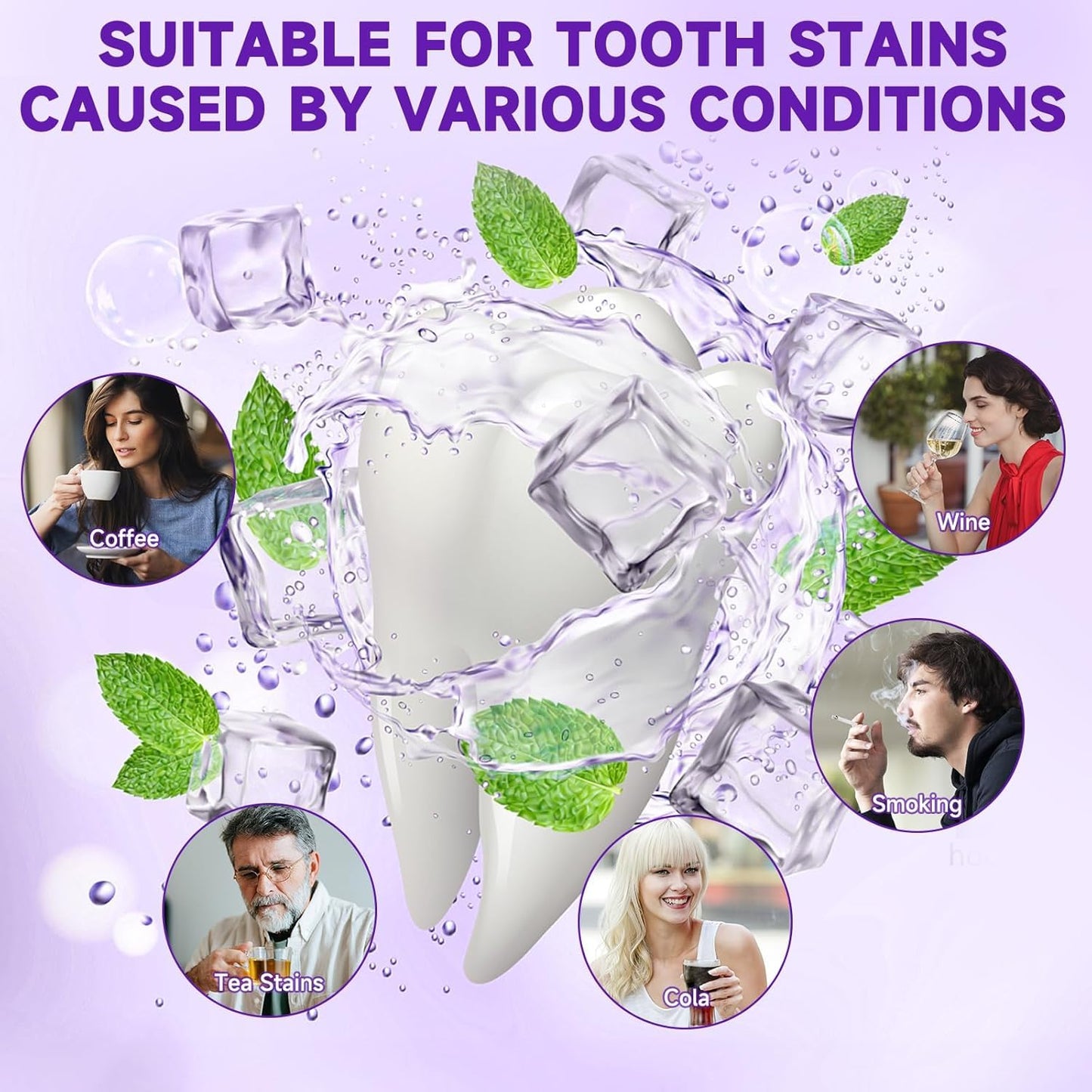 Ktintar Purple Toothpaste for Teeth Whitening – Colour Corrector, Stain Removal, 1 Fl Oz