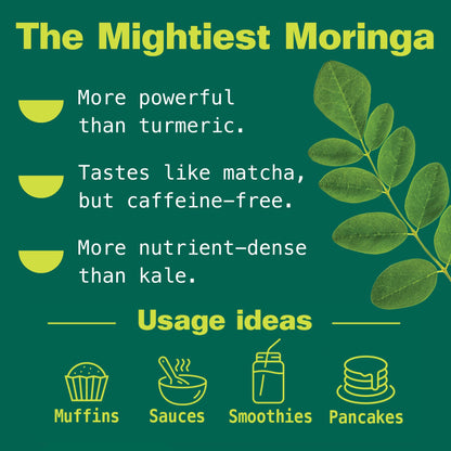 Kuli Kuli Moringa Organic Leaf Powder – 100% Pure, USDA Organic & Non-GMO