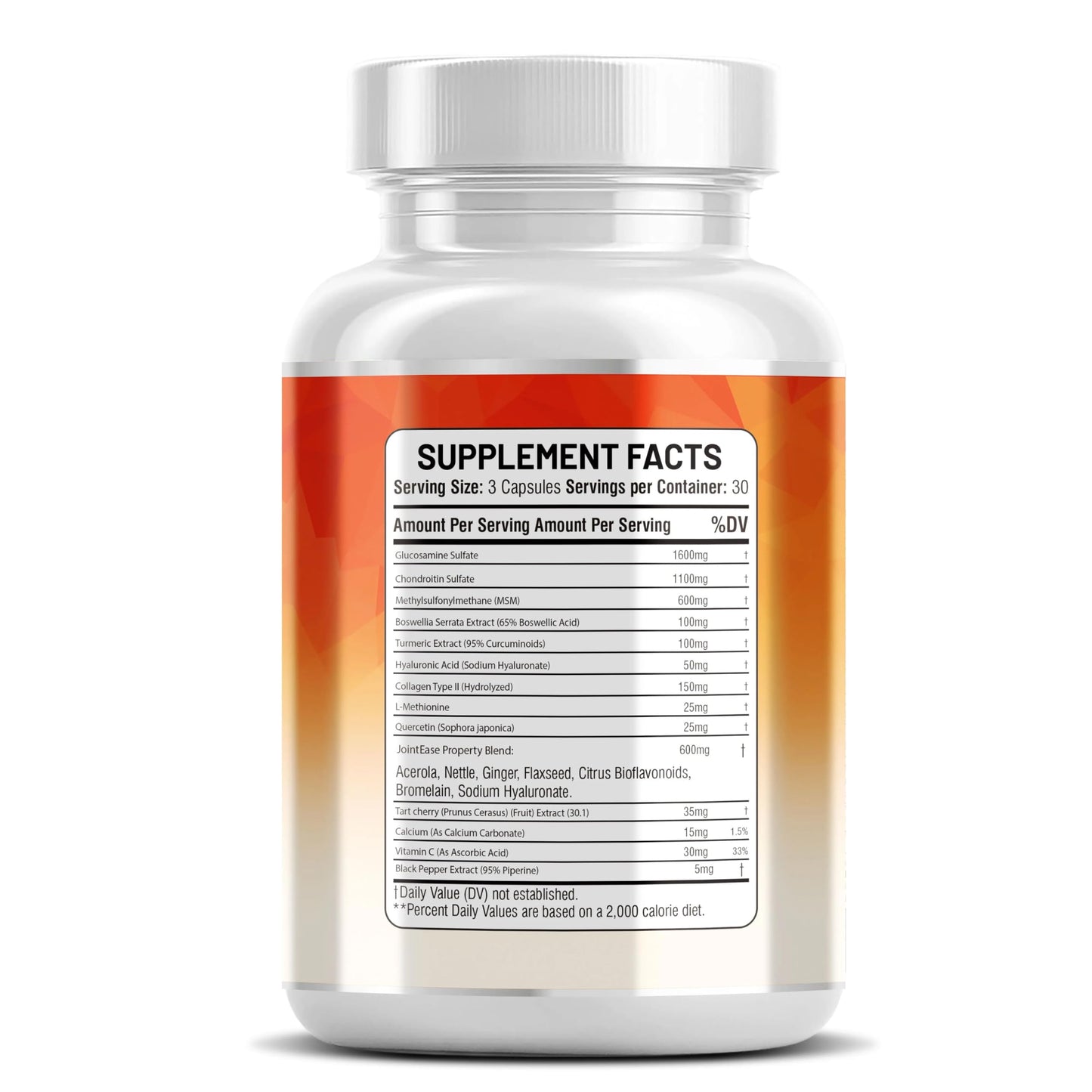 Kun Shafi JointEase – Glucosamine Chondroitin MSM with Hyaluronic Acid (90 ct)