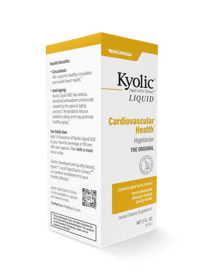 Kyolic Aged Garlic Extract Cardiovascular – Odorless, Organic Garlic