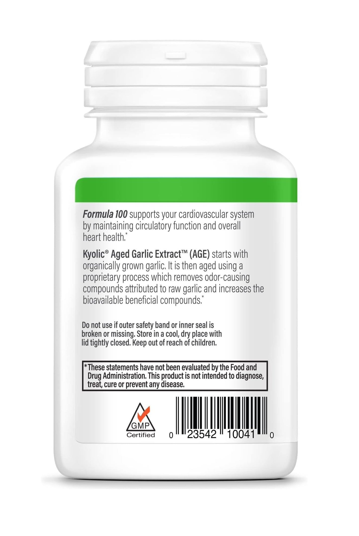 Kyolic Aged Garlic Extract Formula 100 – Cardiovascular Health, 100 Capsules