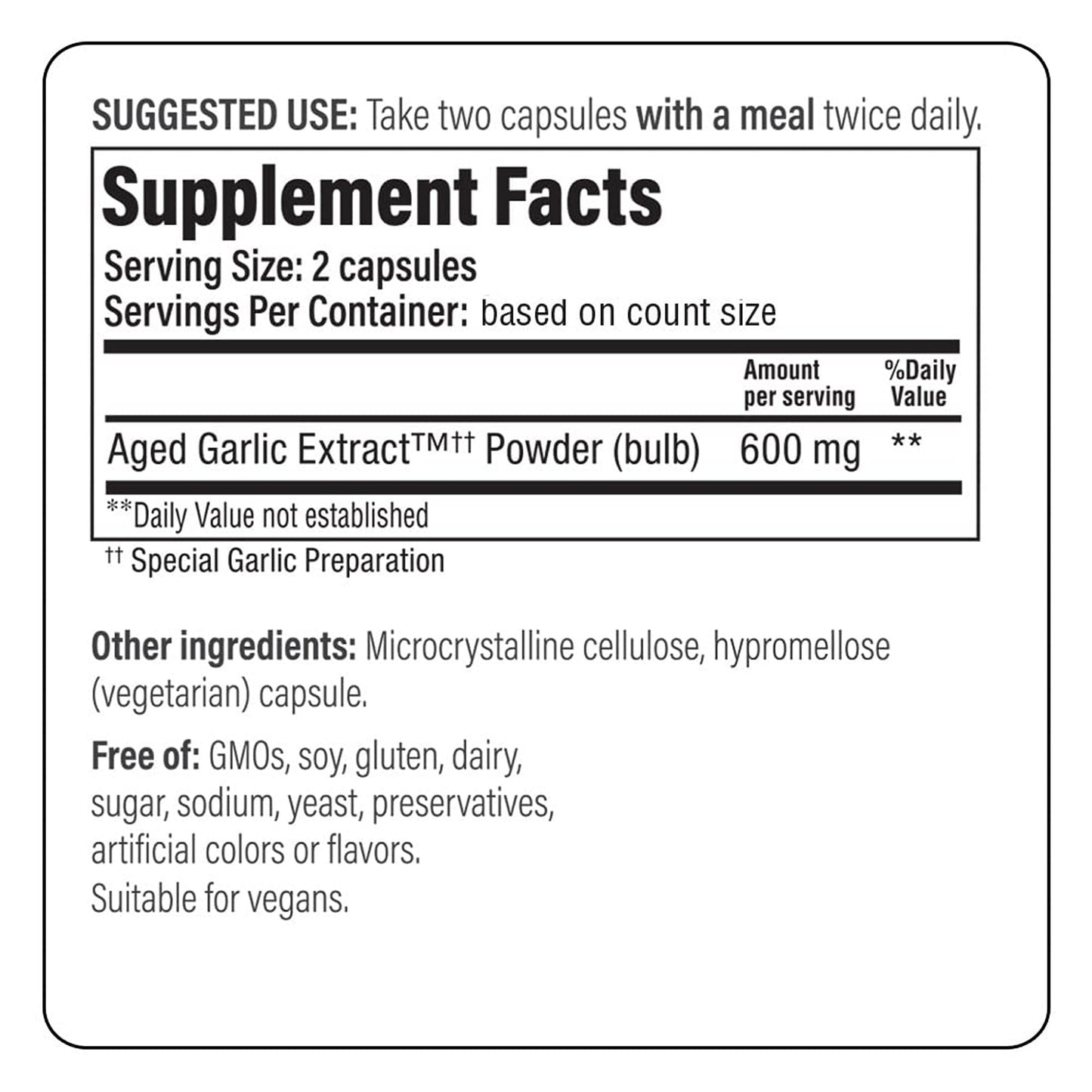 Kyolic Aged Garlic Extract Formula 300 – Cardiovascular Health, Vegan, 360 Capsules