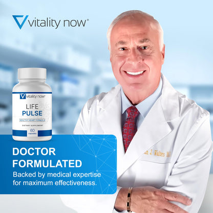 Vitality Now Life Pulse – Natural Heart Health Supplement | 7 Power Ingredients