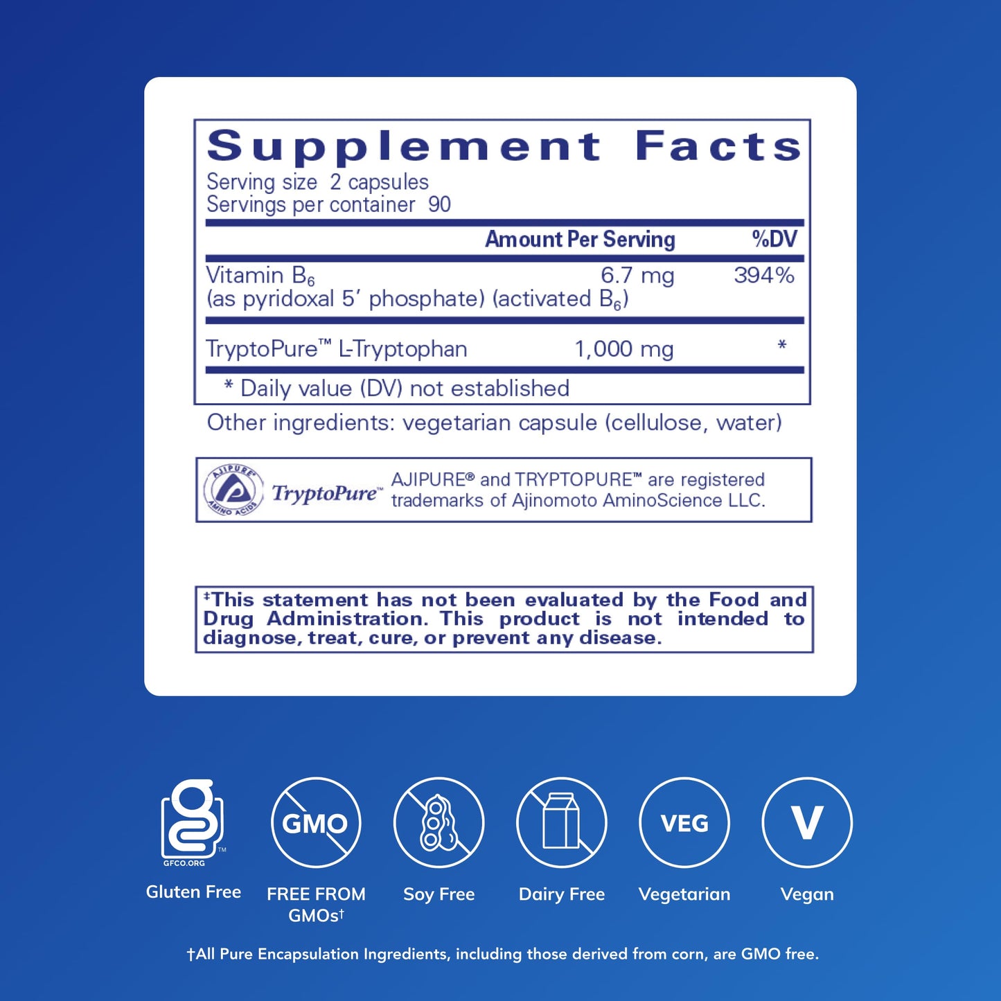 Pure Encapsulations L-Tryptophan | Sleep & Relaxation Support, 180 Capsules