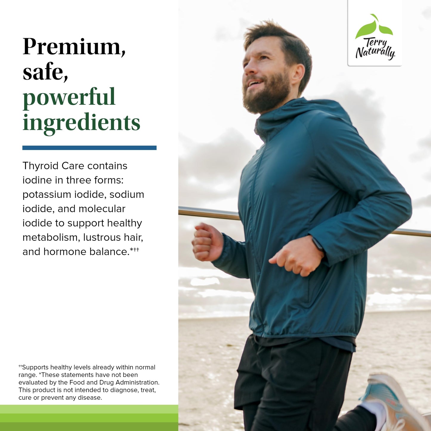 Terry Naturally Thyroid Care Plus - Thyroid Support with L-Tyrosine & Selenium