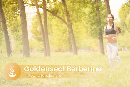 Pure Goldenseal Berberine Capsules - 100 Count, No Additives, Lab Verified