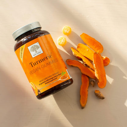 New Nordic Turmeric Curcumin Gummies – Mango Orange, Sugar Free, 300 mg Daily, 60 Count