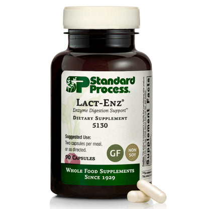 Standard Process Lact-ENZ – Whole Food Immune & Digestive Support, 90 Capsules