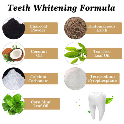 Lagunamoon Charcoal Toothpaste for Sensitive Teeth – No Peroxide