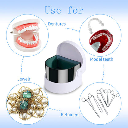 Lamoutor Sonic Cordless Cleaner for Jewelry, Dentures & More | Fast Home Cleaning