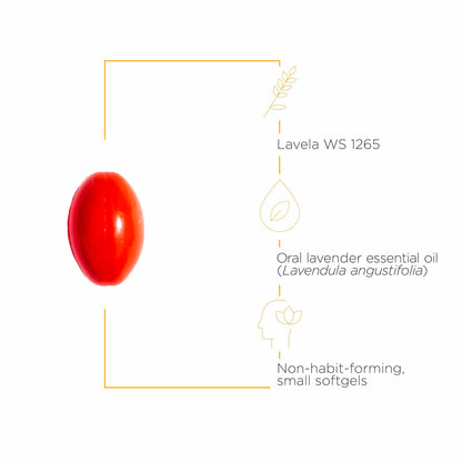 Integrative Therapeutics Lavela WS 1265 – Lavender Oil Softgels for Sleep & Stress Support (Dairy-Free)