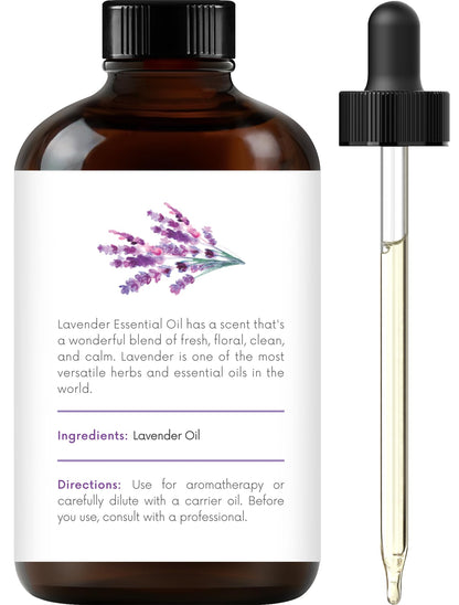 Handcraft Blends Lavender Essential Oil – 4 Fl Oz – 100% Pure & Natural, Premium Grade