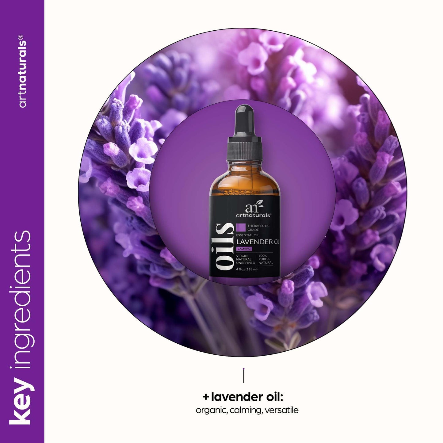 artnaturals Lavender Essential Oil 4 oz - 100% Pure, Undiluted