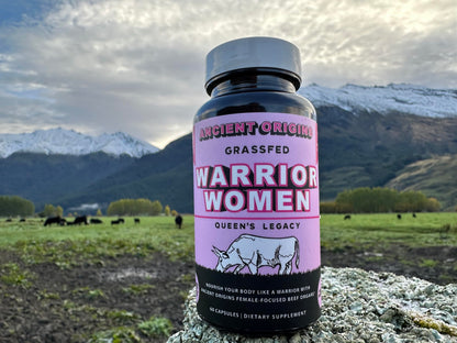 Ancient Origins Female-Optimized Beef Organ Superfood (60 x 500 mg) – Grass-Fed, Pasture-Raised
