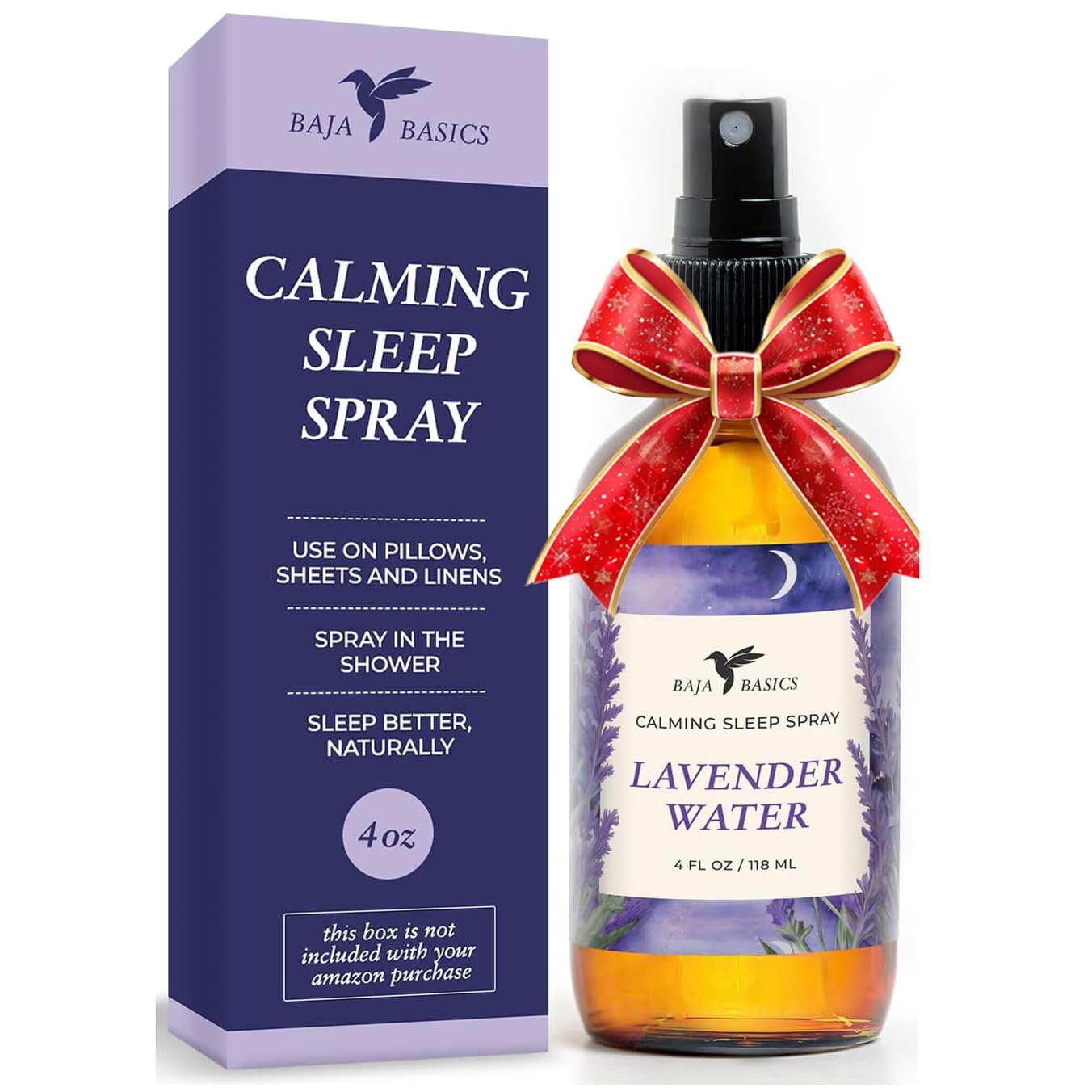 Lavender Sleep Spray – Soothing Pillow Mist for Deep Relaxation & Restful Nights (4 oz)