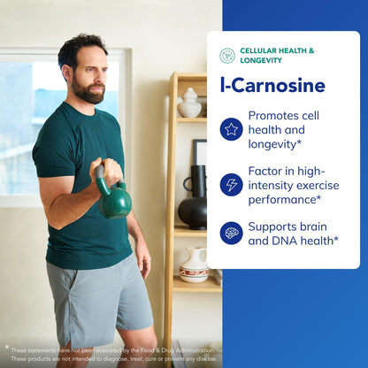 Pure Encapsulations L-Carnosine | Amino Acid Support for Joints, Brain & Heart Health | 60 Capsules