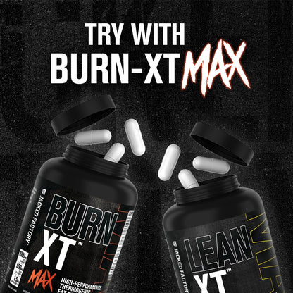 Jacked Factory Lean-XT Max – Stim-Free Fat Burner with Carnipure, InnoSlim & ForsLean | 90 Count