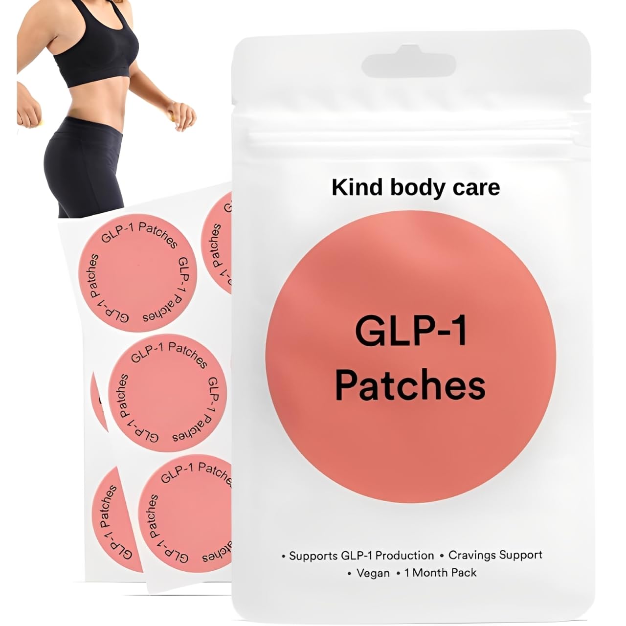 Leanorth GLP-1 Patches with L-Glutamine, Berberine, Chromium