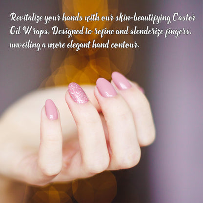 Leekalos 2 Pack Castor Oil Pack for Fingers – Easy-to-Apply Wrap for Hand Arthritis Relief