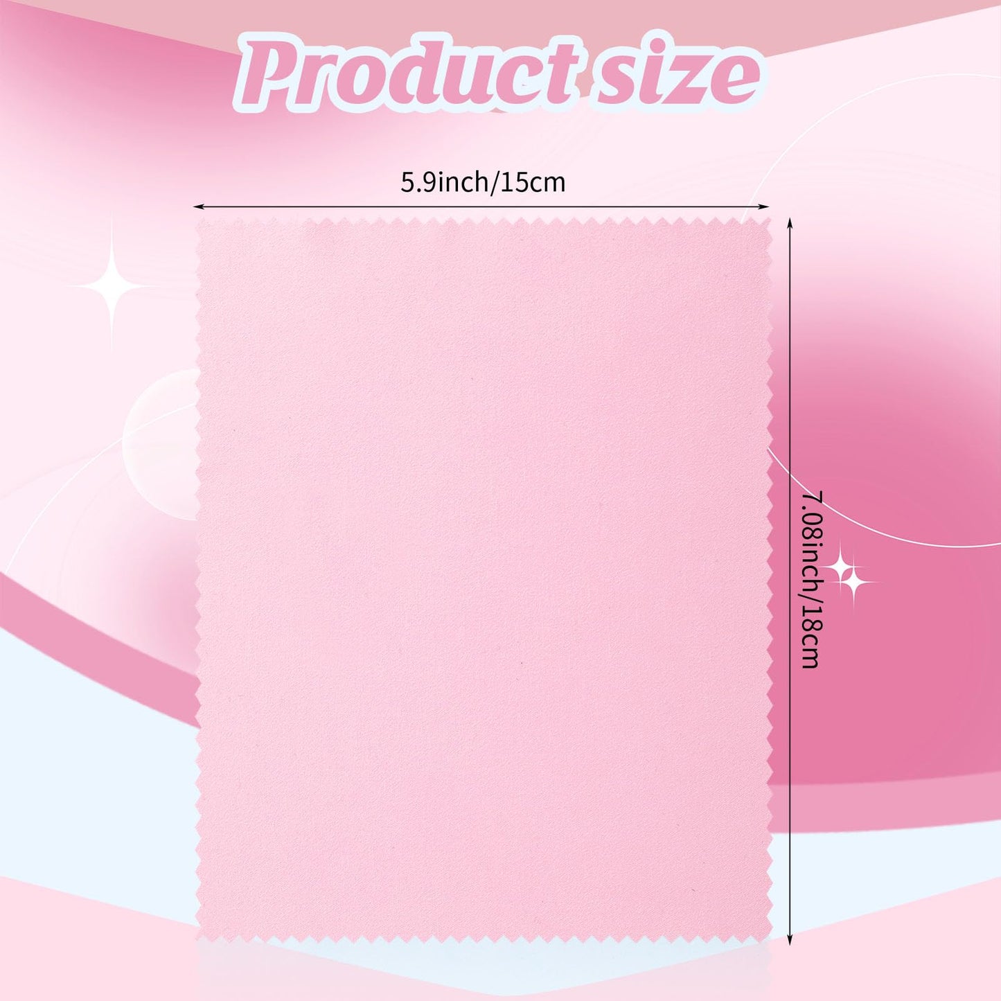 Leelosp 300 Pcs Pink Microfiber Cleaning Cloths – 6x7 in
