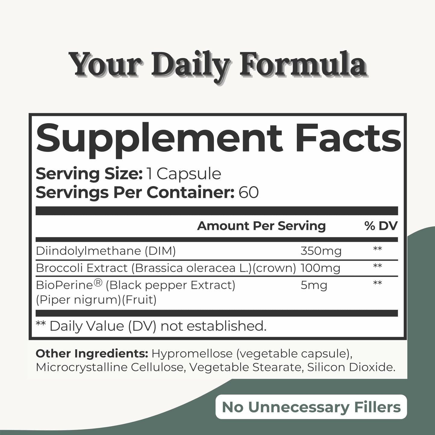 Lefiano DIM Ultra 350mg | Hormone Balance for Women & Men | BioPerine & Broccoli | 60-Day Supply