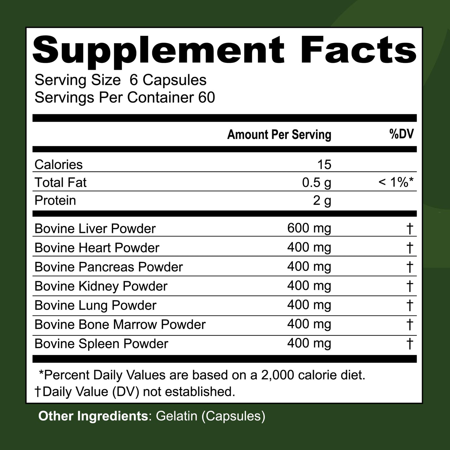 Left Coast Performance Beef Organ Complex | Grass-Fed NZ, 360ct, Non-GMO