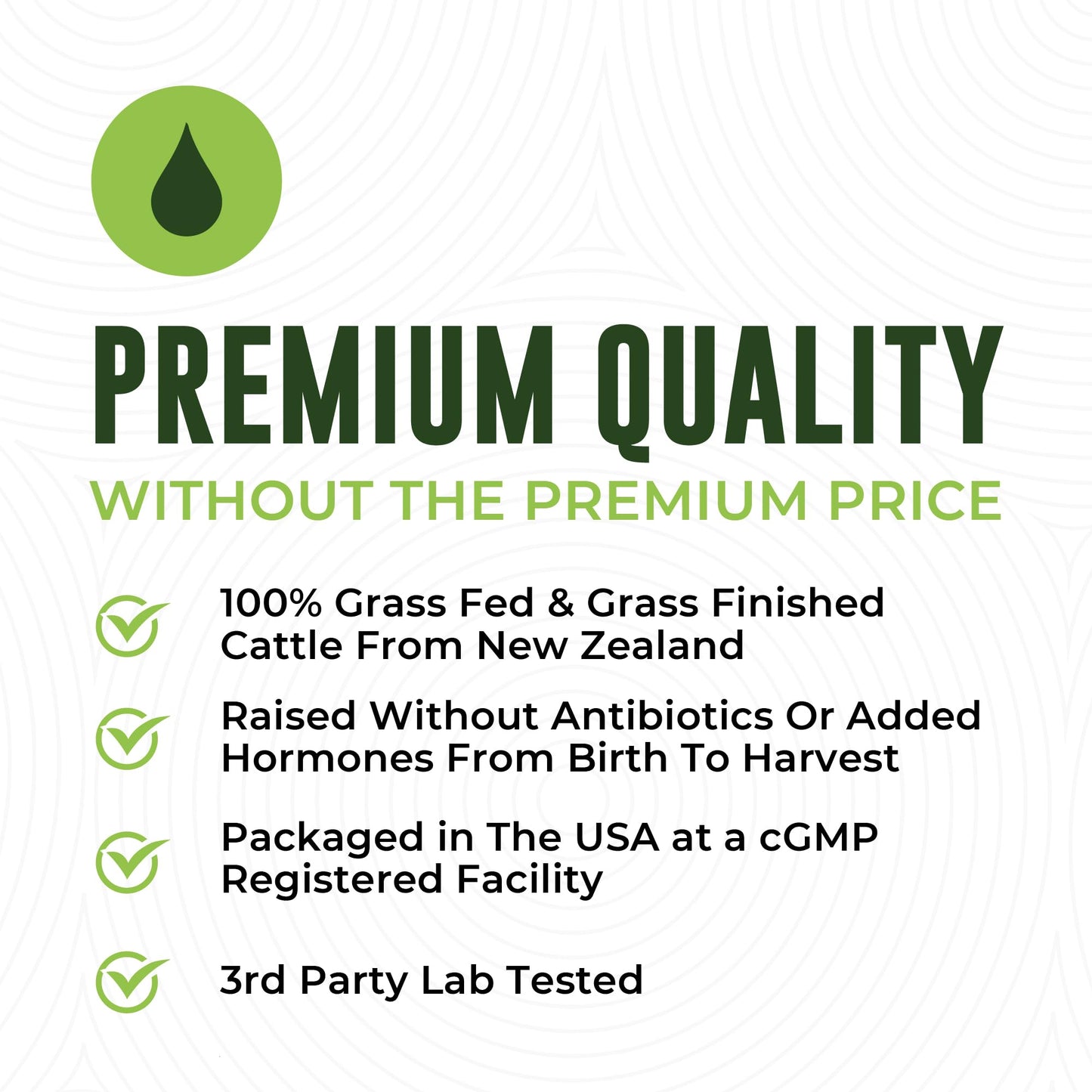 Left Coast Performance Beef Organ Complex | Grass-Fed NZ, 360ct, Non-GMO