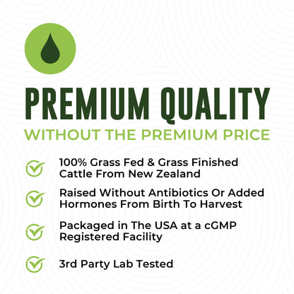 Left Coast Performance Beef Organ Complex | Grass-Fed NZ, 360ct, Non-GMO