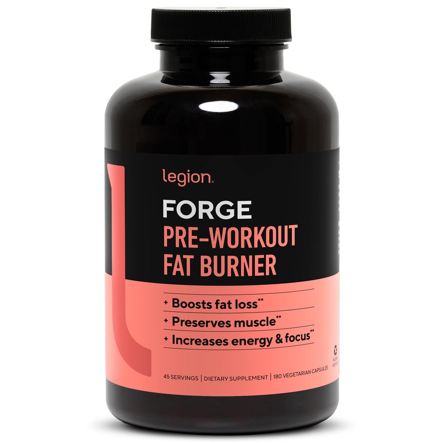 LEGION Forge Fasted Fat Burner – Thermogenic Fat Burner with Yohimbe & HMB