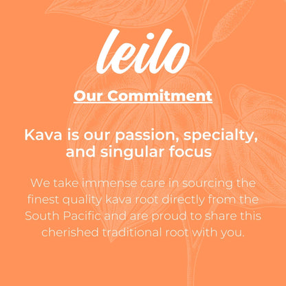 LEILO Tangerine Mango Kava Sparkling Drink – 12-Pack Non-Alc Calming Beverage