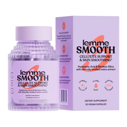 Lemme Smooth Anti Cellulite Capsules for Women – Thigh Smoothing & Skin Hydration (30 ct)
