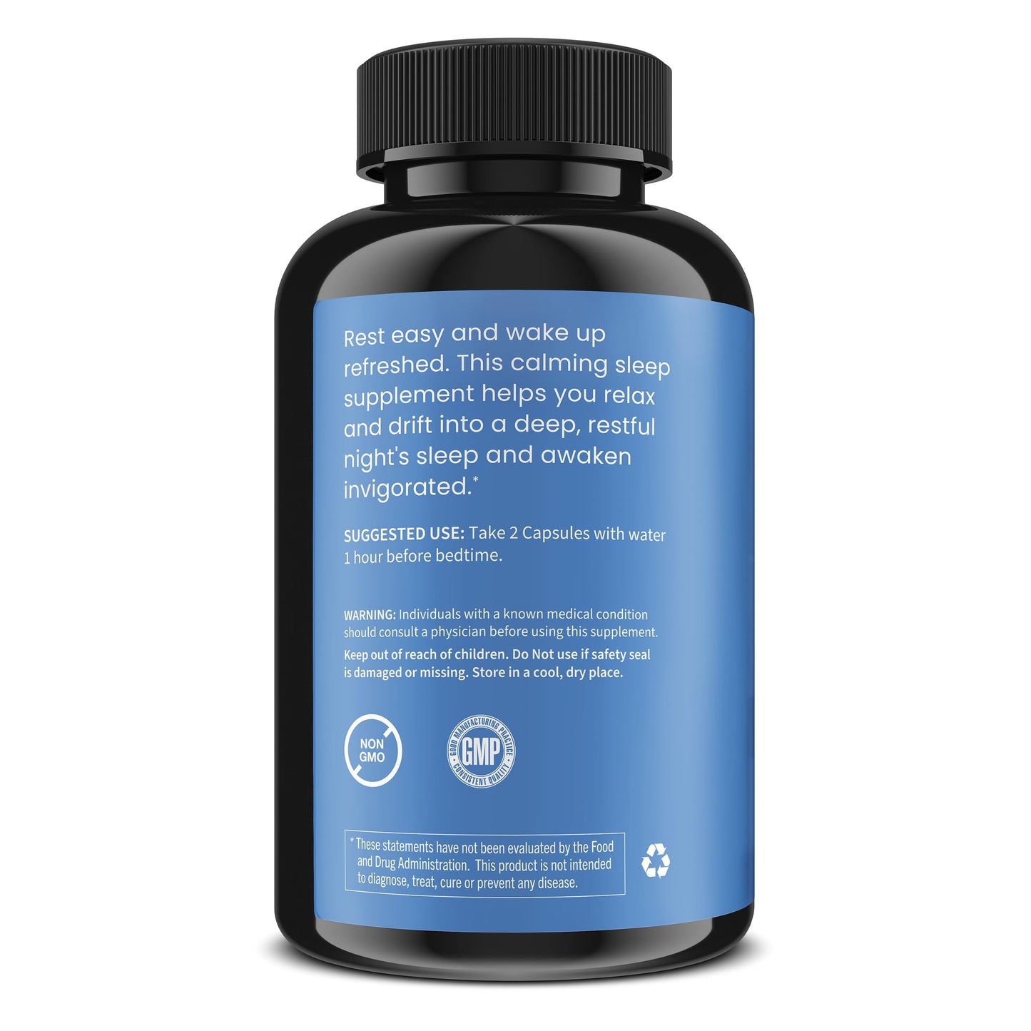 WellPath Rest: Valerian Sleep Aid with Melatonin & L-Theanine – Natural Sleep Support (60 Ct)