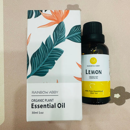 Lemon Essential Oil (30ML) – 100% Pure Organic Lemon Peel Oil for Diffuser & Massage