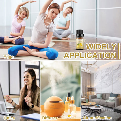 Lemon Essential Oil - Pure Organic Lemon Fragrance for Diffusers & Candles