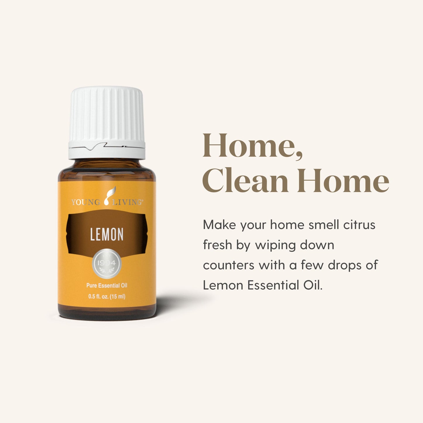Young Living Lemon Essential Oil 15ml - Premium Skin Care & Diffuser Aroma