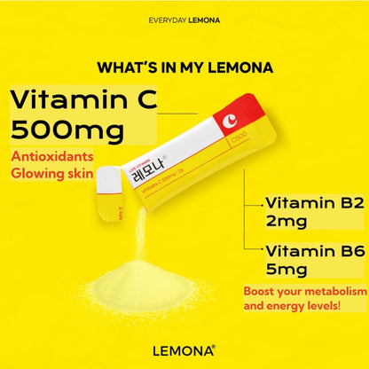 LEMONA 500mg Vitamin C Sticks – Kyung Nam Pharm | On-The-Go Immune Support