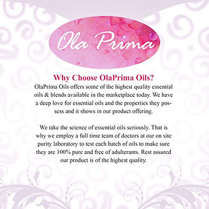 Ola Prima Lemongrass Essential Oil - Aromatherapy Oils - 8 Fluid Ounces Bulk