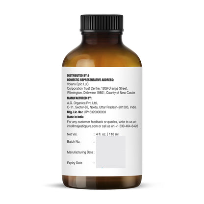 Majestic Pure Lemongrass Essential Oil – 100% Pure & Natural, 4 Fl Oz