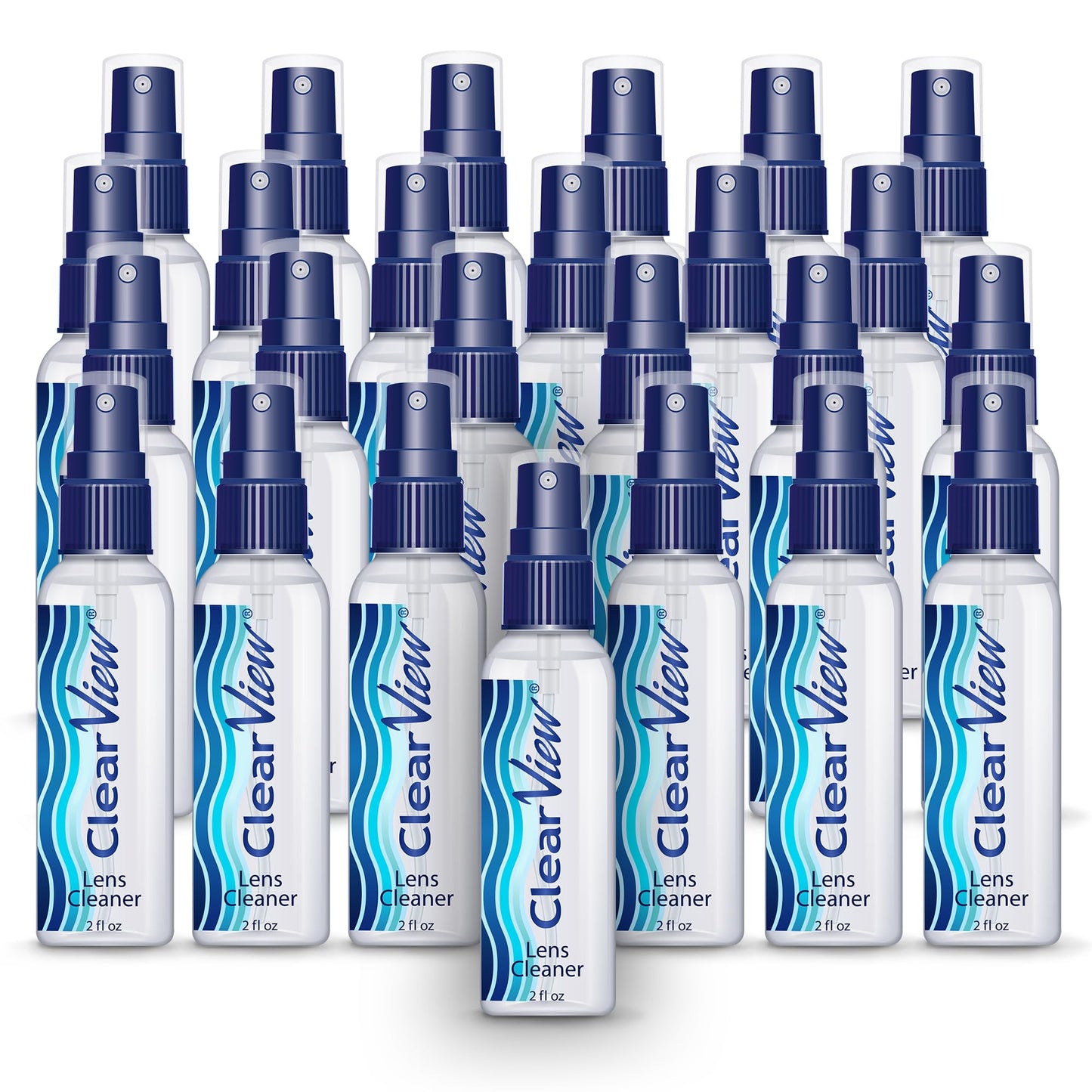 Lens Cleaner Spray – 25 Pack 2oz | Streak-Free Glasses & Screen Cleaning