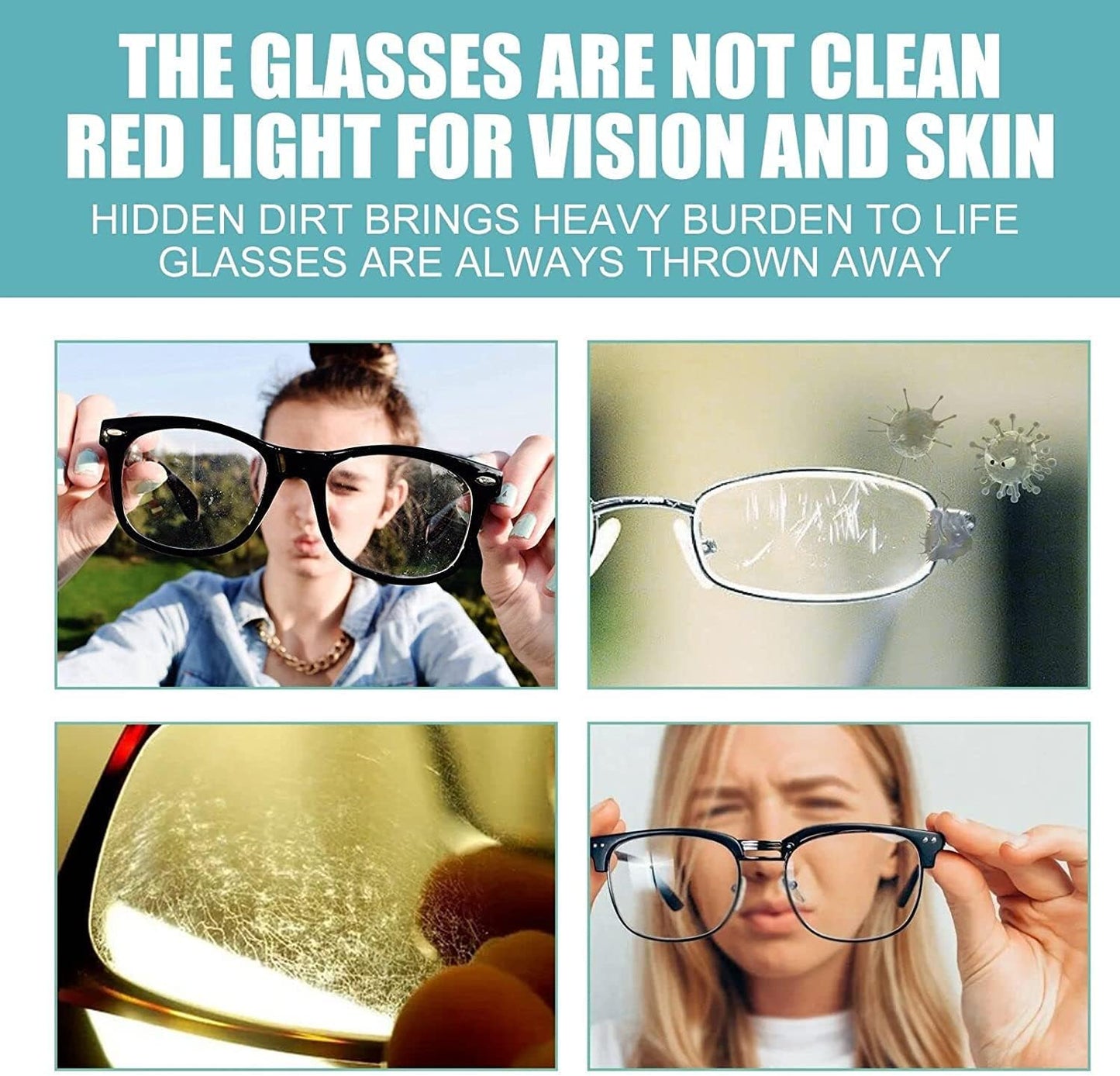 Lens Scratch Remover for Eye Glasses – Eyeglass & Lens Scratch Remover (100ml x2)