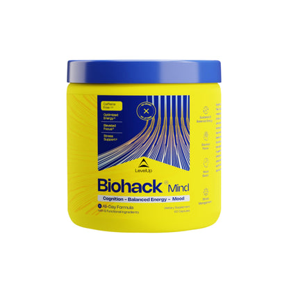 LevelUp Biohack Mind Nootropic Brain Supplement | Focus, Energy, Mood